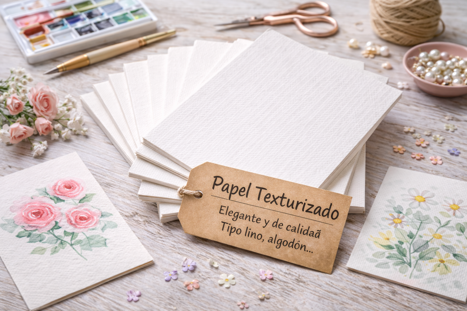 elegir el papel para tus tarjetas