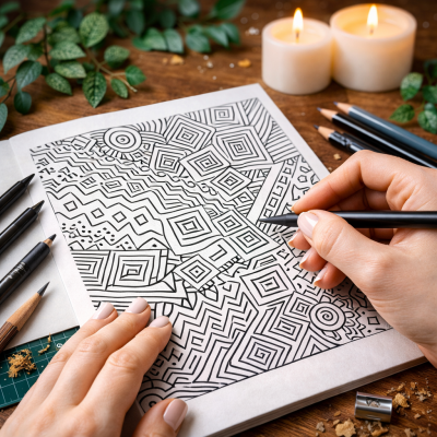 La linea en el dibujo